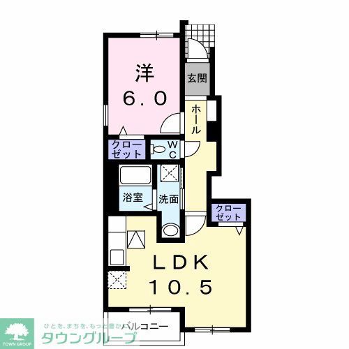 フルールIIIの間取り写真