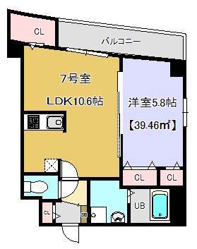 プランドール千葉の間取り写真