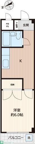 加藤マンションの間取り写真