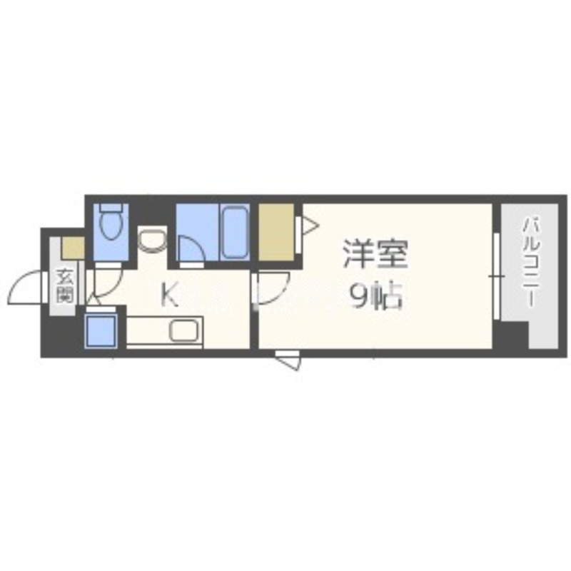 ＪＲおおさか東線 鴫野駅 徒歩5分 6階建 築19年の間取り写真