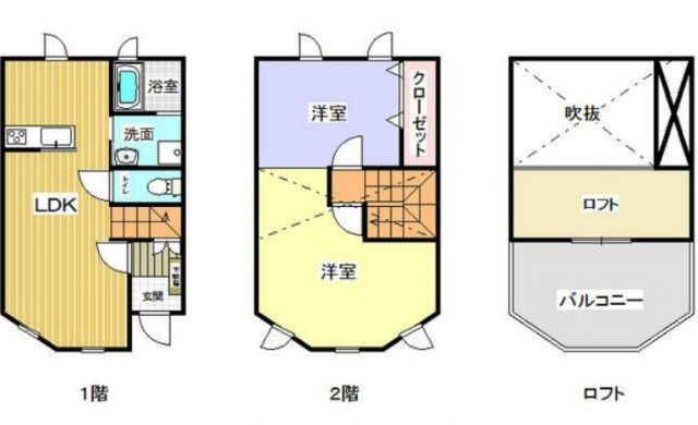 ＪＲ東海道本線 東刈谷駅 徒歩12分 3階建 築25年の間取り写真