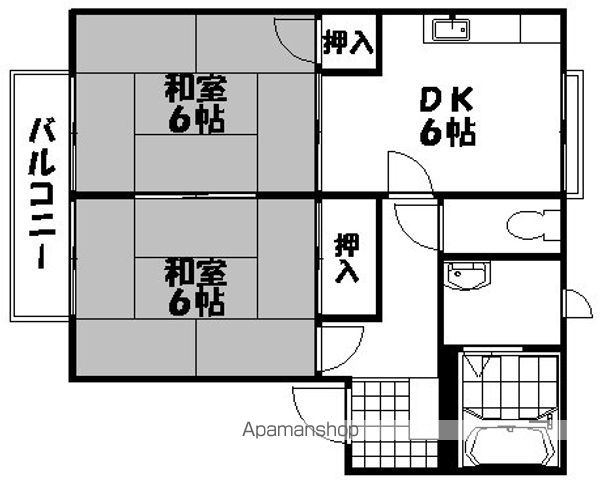 フレグランス矢賀 A棟の間取り写真