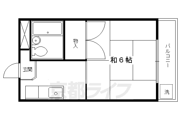 コーポゆたかIIの間取り