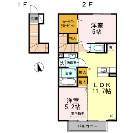 ノーヴェの間取り