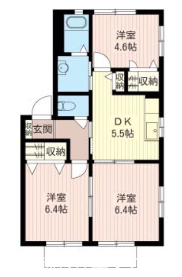 東京都あきる野市原小宮１（アパート）の賃貸物件の間取り