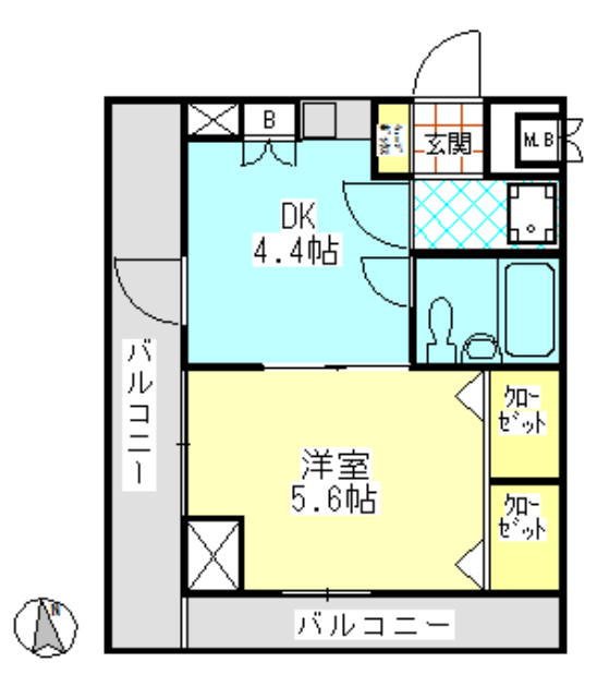 ダイアパレス高田弐番館の間取り