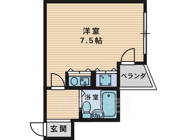 エグゼコート枚方公園の間取り