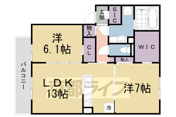 クレメントの間取り