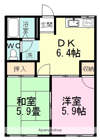 サンモール薬円台の間取り