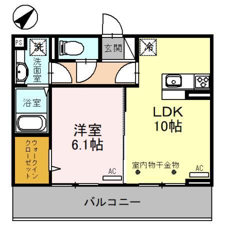 カルデア（連取町）の間取り