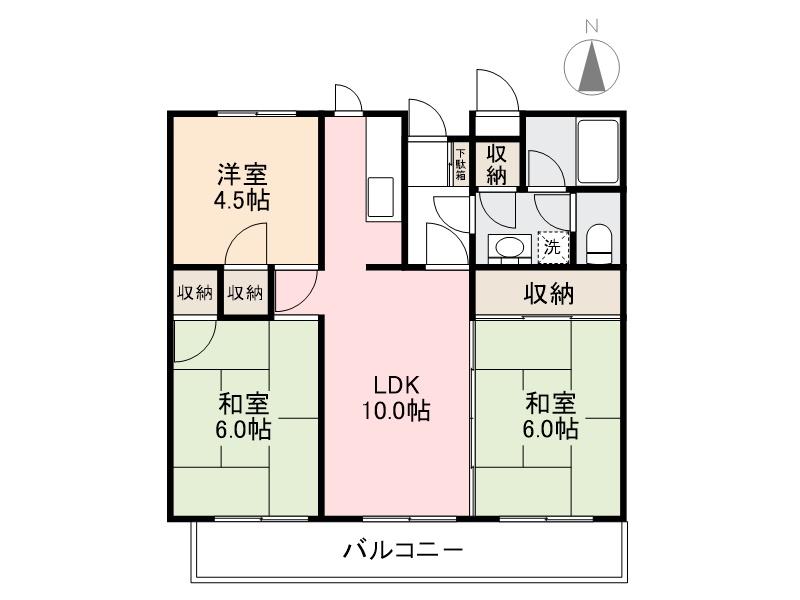 アロマレジデンスの間取り