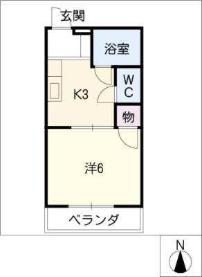 サンハイツ緑ヶ丘の間取り