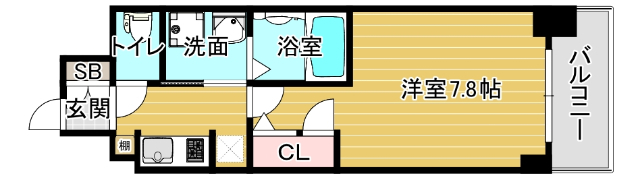 エイペックスみなとセントラルアベニューの間取り