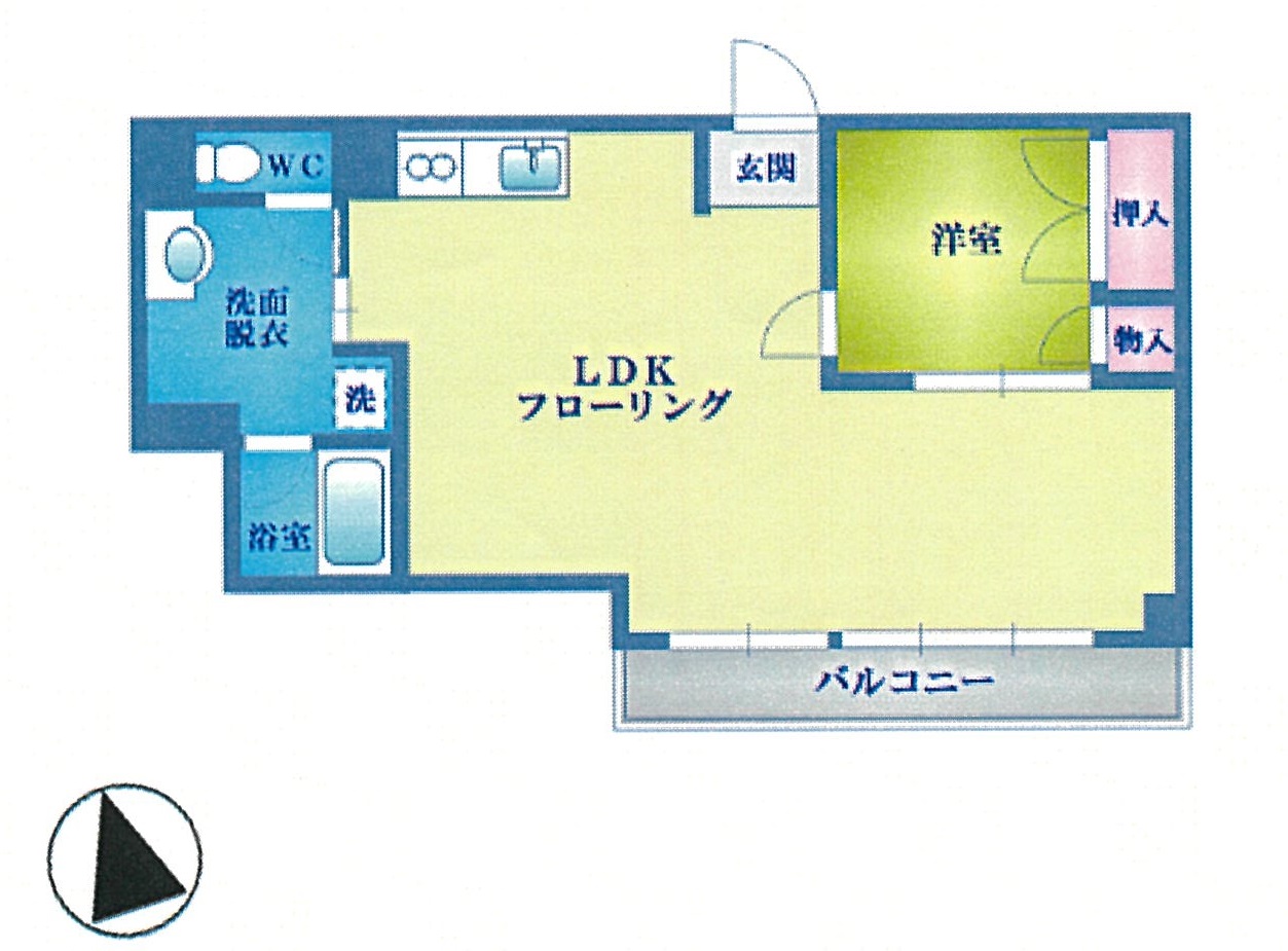 東カングランドマンション横浜パークサイドの間取り