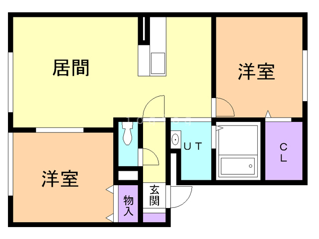 ルナメゾンIIの間取り