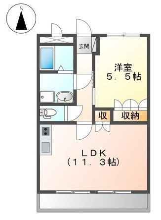 牛久市ひたち野西のマンションの間取り