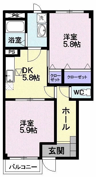 ハーモニーステージの間取り