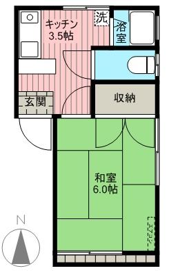 フラット友の間取り