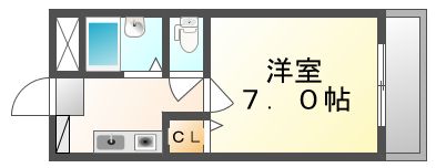 【高松市春日町のマンションの間取り】