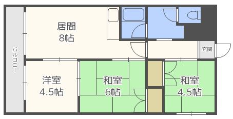 第１小竹ビルの間取り