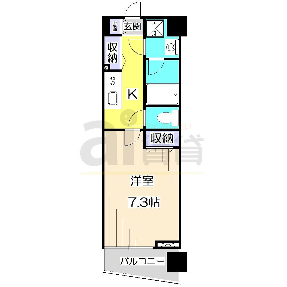 練馬区上石神井のマンションの間取り