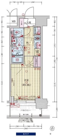 プレサンス新大阪イオリアの間取り