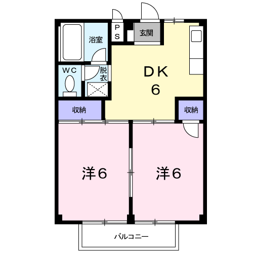 ヴィラスズキの間取り