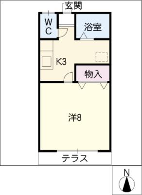 カーサ　クラーラの間取り