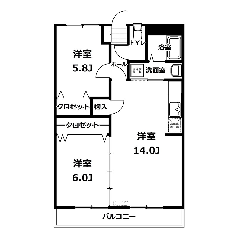 グランデビューの間取り