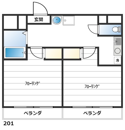 シティパレス鎌倉町の間取り