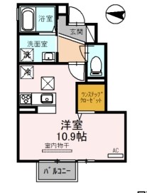 D-room白銀の間取り