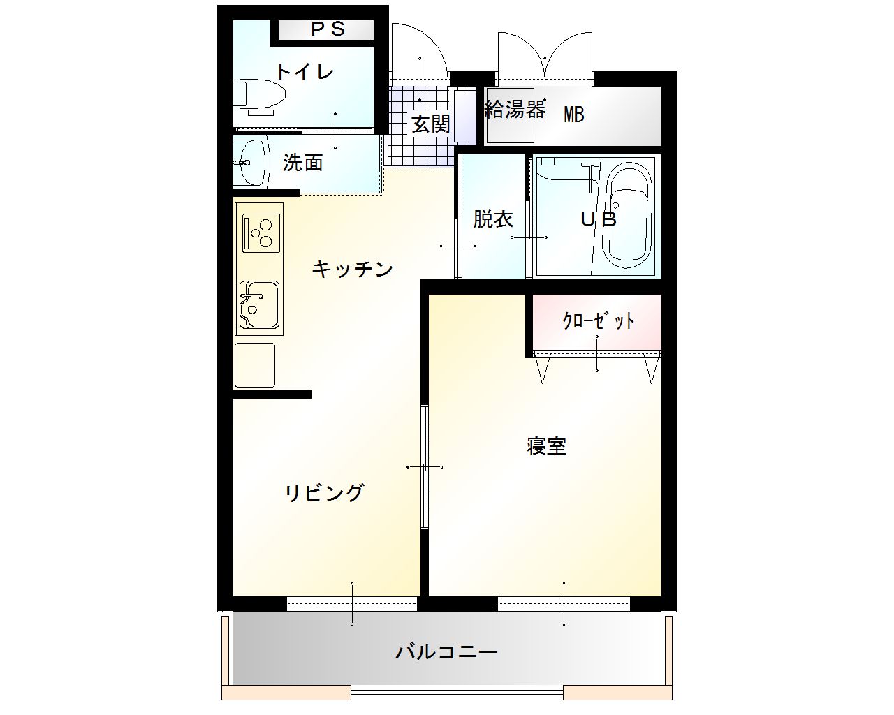 マーベラス向陽台の間取り