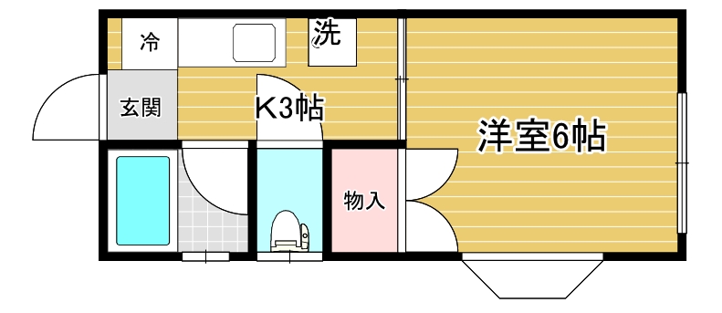 石名坂ハイツの間取り