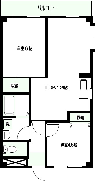 桜一番館の間取り