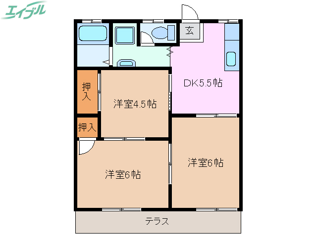 ファミール松本の間取り