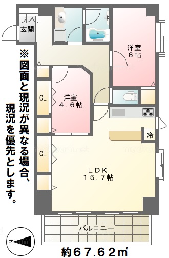 レーベンハイム金町の間取り