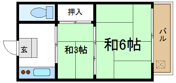 横山ビルの間取り