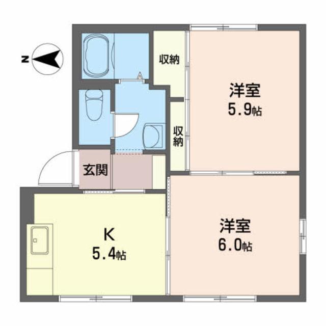 グレースフル赤坂　Ｃの間取り