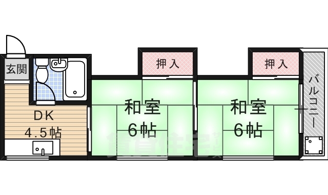 コーポ伊藤の間取り