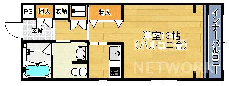 エスアンプレミア御所北の間取り