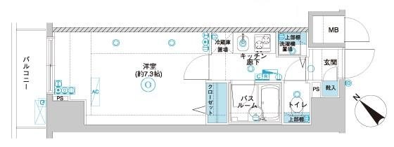 フェニックス横濱関内BAY　GAIAの間取り