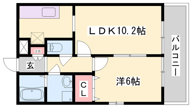 シャレーコートの間取り