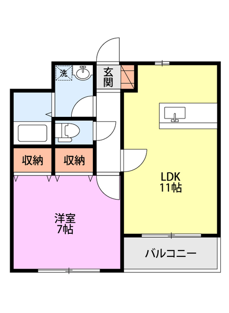 ボヌールみそら野の間取り