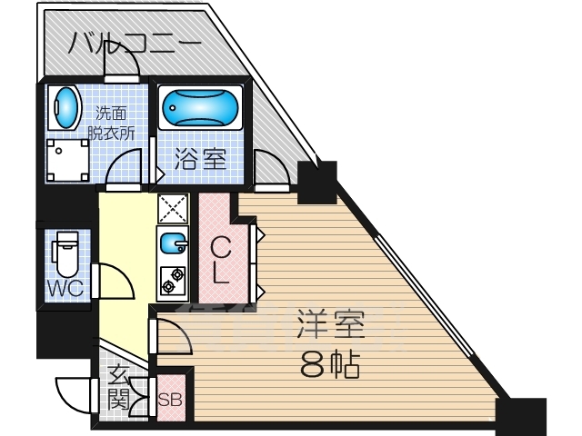 エスカーサ大阪WESTの間取り