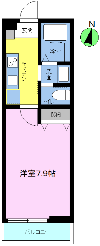 グリーンハイツ玉川学園14の間取り