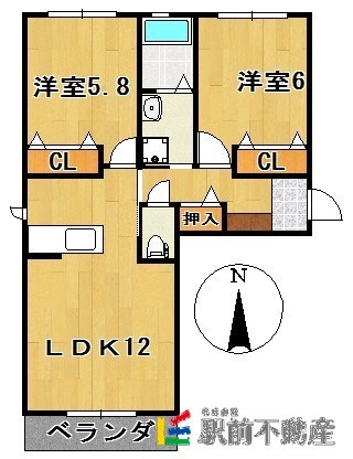 フェリークIの間取り