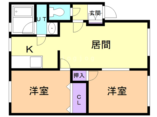 メリーヒル壱番館の間取り