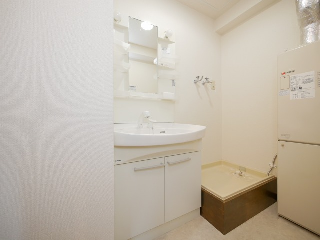 洗面設備　シャワードレッサー付きです。