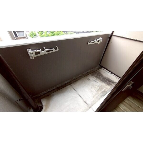 バルコニー　西向きのバルコニー