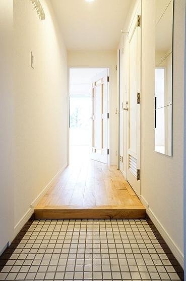 玄関　ゆったりとした玄関です